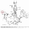 Radiateurslang Kubota | thermostaat terugloopslang