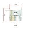 Piston Kubota D1402 | V1902 | L2202 | L2402 | L2550