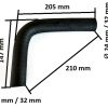 Bovenste radiateurslang Kubota B6000 | Yanmar YM1301-2420 | YM169 – YM276