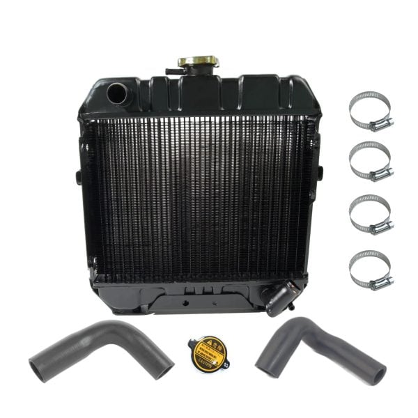 Radiatore Iseki TU1400 - TU1600 | TX1410 - TX2160 | Bolens G152 - G174 | incl. tubi radiatore – OEM: 1434-101-2100-0, 143410121000