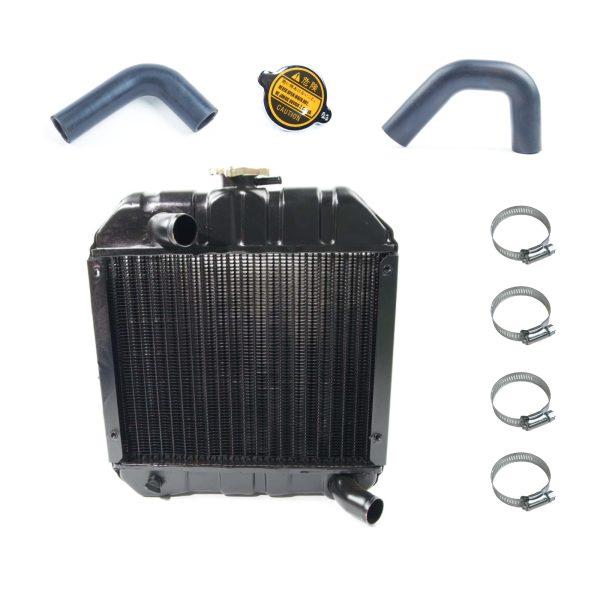 Radiator Kubota B7000 | Zen-noh ZB7000 Including Radiator Hoses – OEM: 15241-72062, 15241-7206-2, 1524172062