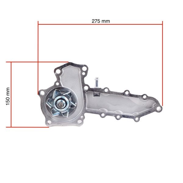 Pompe à eau Kubota D1803M | V2203 M-DI | V2403 avec tuyau supplémentaire