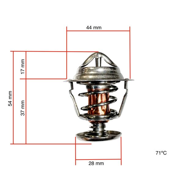 Termostato Yanmar serie FX | 3TNE82-4TNE88, 3TNV84-4TNV88