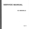 Instruction manual Mitsubishi K3A, K3B, K3C, K3D, K3E engine