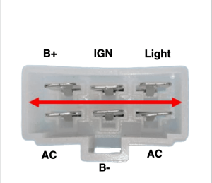 Voltage regulator Kubota | Yanmar | Hinomoto | 6 plugs | Shop4Trac