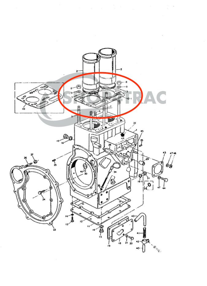Uszczelka głowicy Yanmar YM1600 | YM1700 | 2TR16 | 2TR17 | Sklep4Trac Uszczelka głowicy Yanmar YM1600 | YM1700 | 2TR16 | 2TR17 | Sklep4Trac