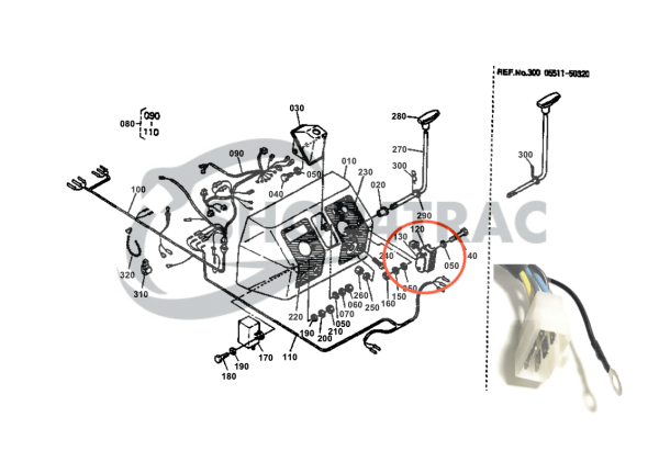 Voltage regulator Kubota B5200 - B9200 | KH41 - KH61 | Shop4Trac