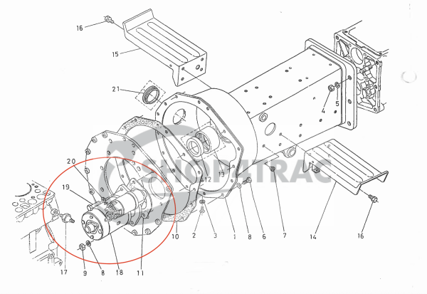 Starter motor Kubota B1200 - B8200 | Z430 | D750 | D850 | D950 | Shop4Trac