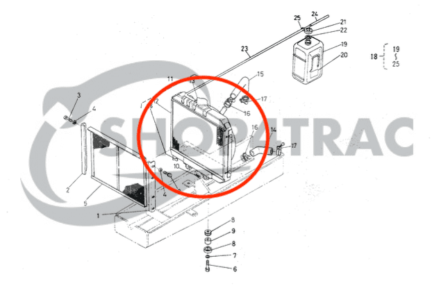 Chłodnica Kubota B1400-B1502 | Sklep4Trac Chłodnica Kubota B1400-B1502 | Sklep4Trac