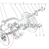 Kupplungsscheibe Kubota Aste | B1200 - B7001 | Zen-Noh ZB | Shop4Trac