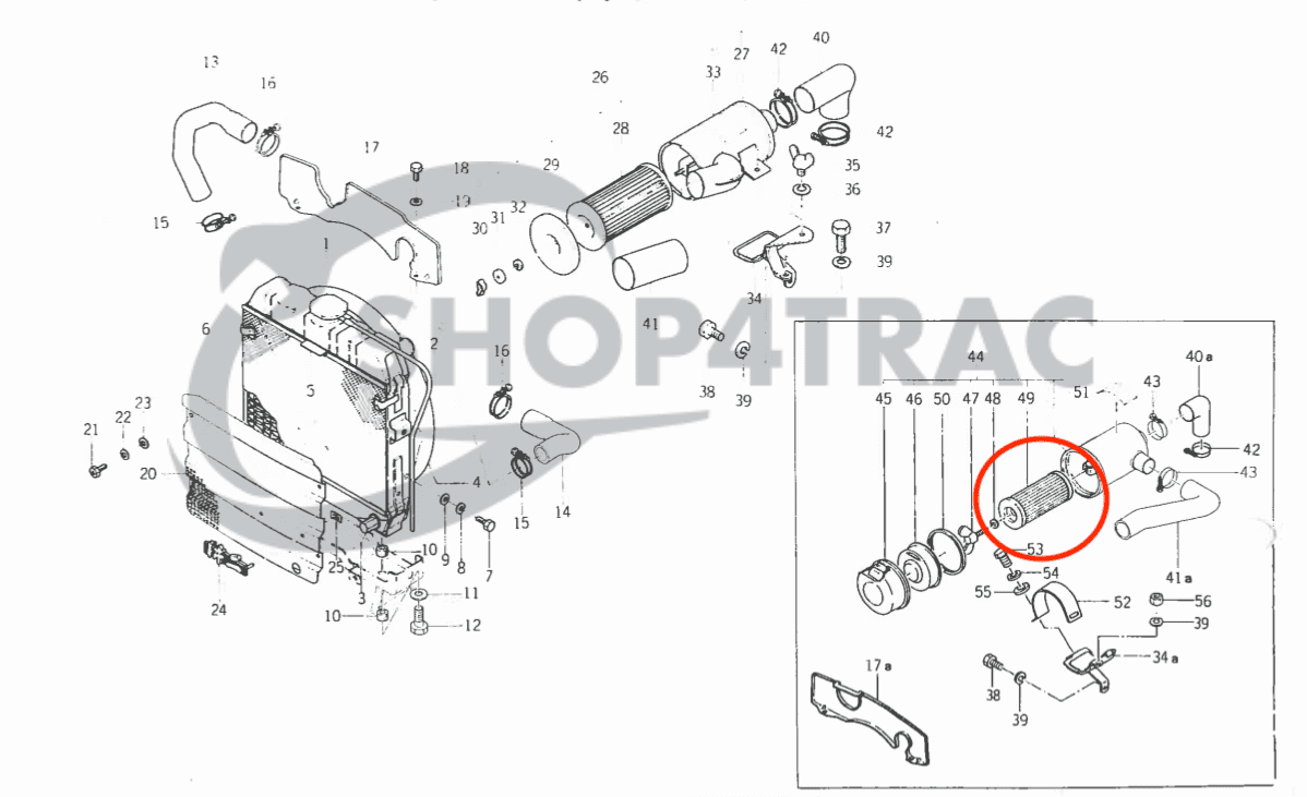 Zestaw filtrów Iseki TX1210 - TX2160 | Bolens G152 - G174 | Shop4Trac Zestaw filtrów Iseki TX1210 - TX2160 | Bolens G152 - G174 | Shop4Trac