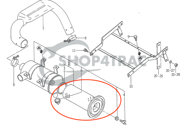Filterkit Iseki TA Landleader | TA207 – TA287F | TA317F – TA530 | TA538 – 5040