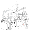 Radiateurslang Yanmar YM1301-2420 | F14 – F16D | YM142 – YM276 | Bypass