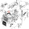 Bovenste radiateurslang Yanmar YM1500 – YM2210 | YM135 – YM240