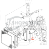 Onderste radiateurslang Yanmar YM1301-YM2420 | YM169 – YM226D | JD 650 – JD750