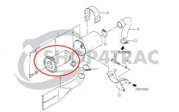 Luftfilter Iseki TF317 – TF325 | MF1120 – MF1220 | SIAL17 – SIAL25