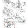 Pompa dell'acqua Yanmar 3TNV88, 4TNV88 con tubi | Shop4Trac