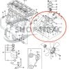Pompa dell'acqua Yanmar 3TNE88 | 4TNE92 | 4TNE94 | 4TNE98 | 4TNE98 BQLX | Shop4Trac