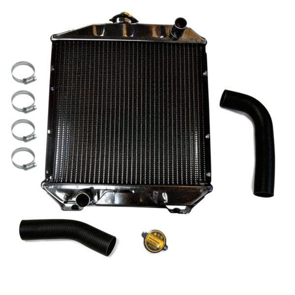 Radiator Yanmar YM2210 | YM2210B | YM2210D – 2T90 engine – OEM: 121120-44590, 124768-44500, 12476844500