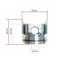 Piston Kubota Engine D1105 | V1505 | A-19 | A-195 | B2400 | B2410 | B2620