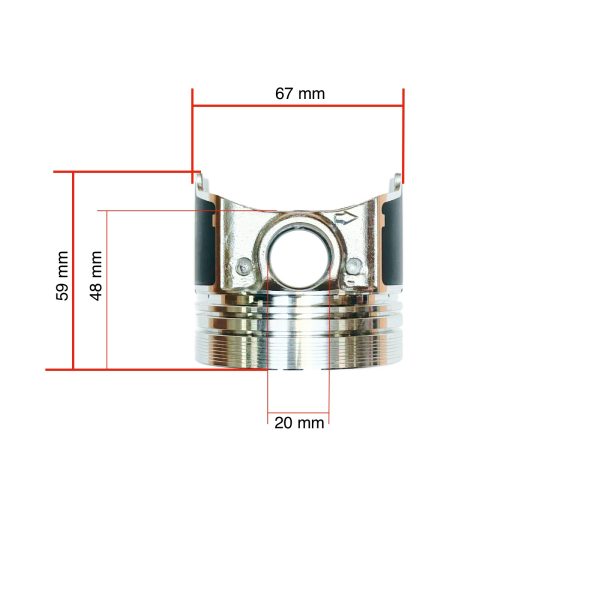 Zuiger Kubota D722 | Z482 | A-13 | A-14 | B52 | B1620