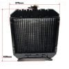 Radiateur Kubota B6001-B7001