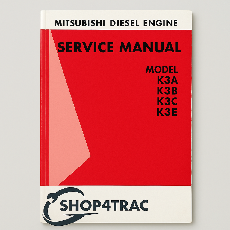 Manual service manual Mitsubishi K3A | K3B | K3C | K3D | K3E | Bolens ...
