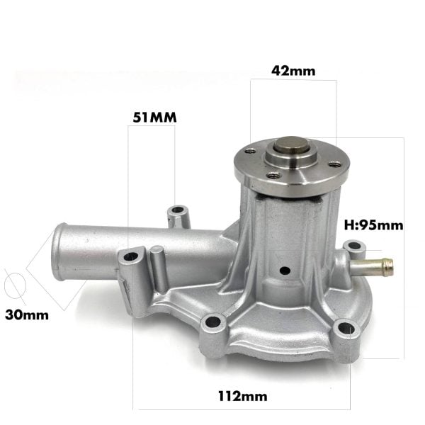 Pompa dell'acqua Kubota D905-1105 | V1305-1505 | motori -05