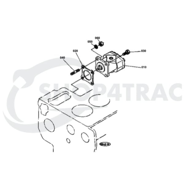 Hydraulic pump Kubota B series | Shop4Trac