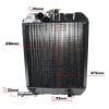 Radiator Iseki TL1900 – TL2700 | TL1901 – TL2701 | TE4270 | incl. cooling water hoses