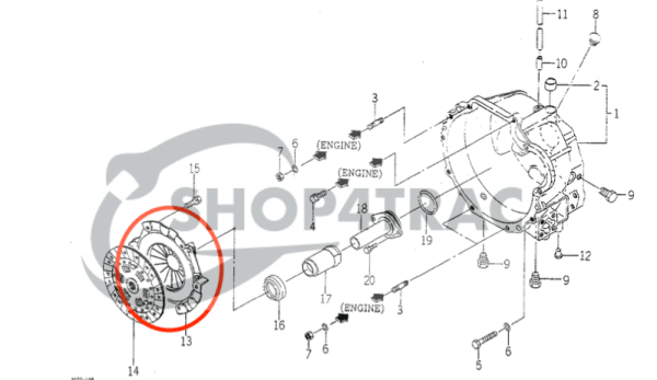 Drukgroep Iseki TU120 - TU177 | TU1400 - TU1600 | SIAL | Kubota Aste | Shop4Trac