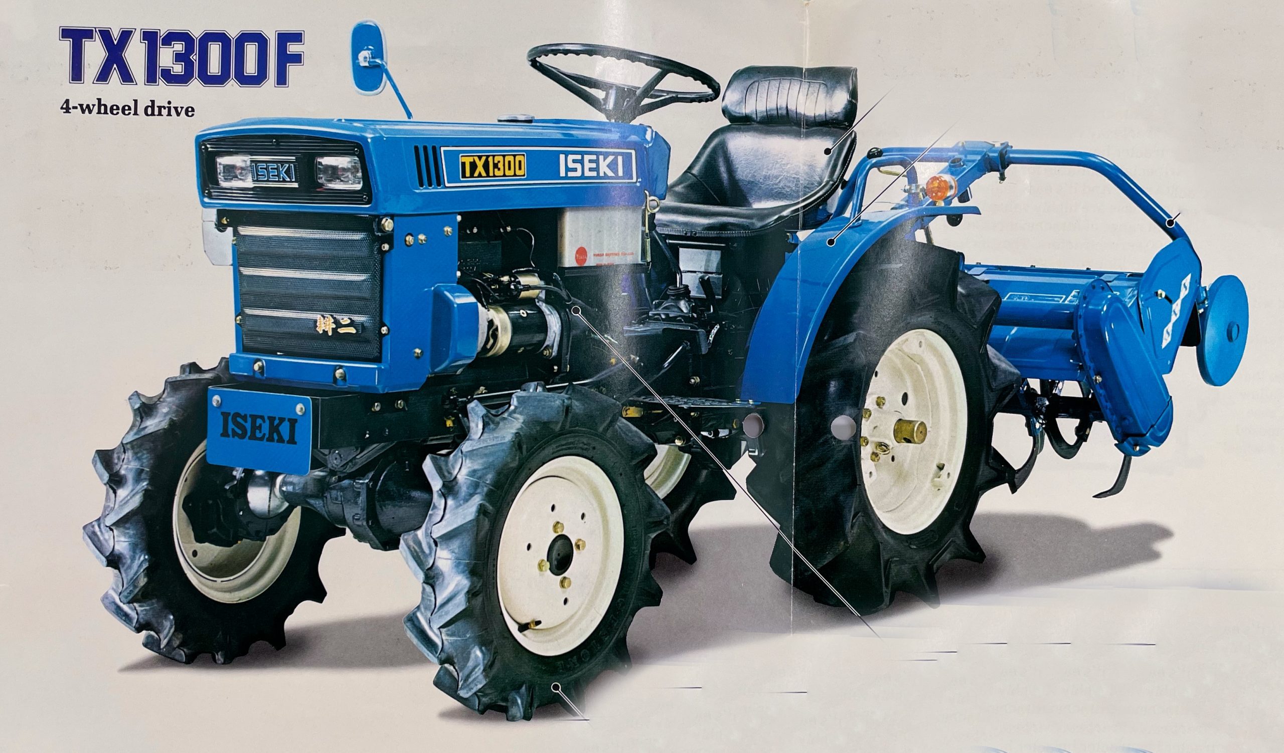 Production started 43 years ago now – what makes the Iseki TX1300(F) so good?
