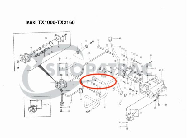 Hydraulikfilter - Saugfilter Iseki TX | TU | Shop4Trac