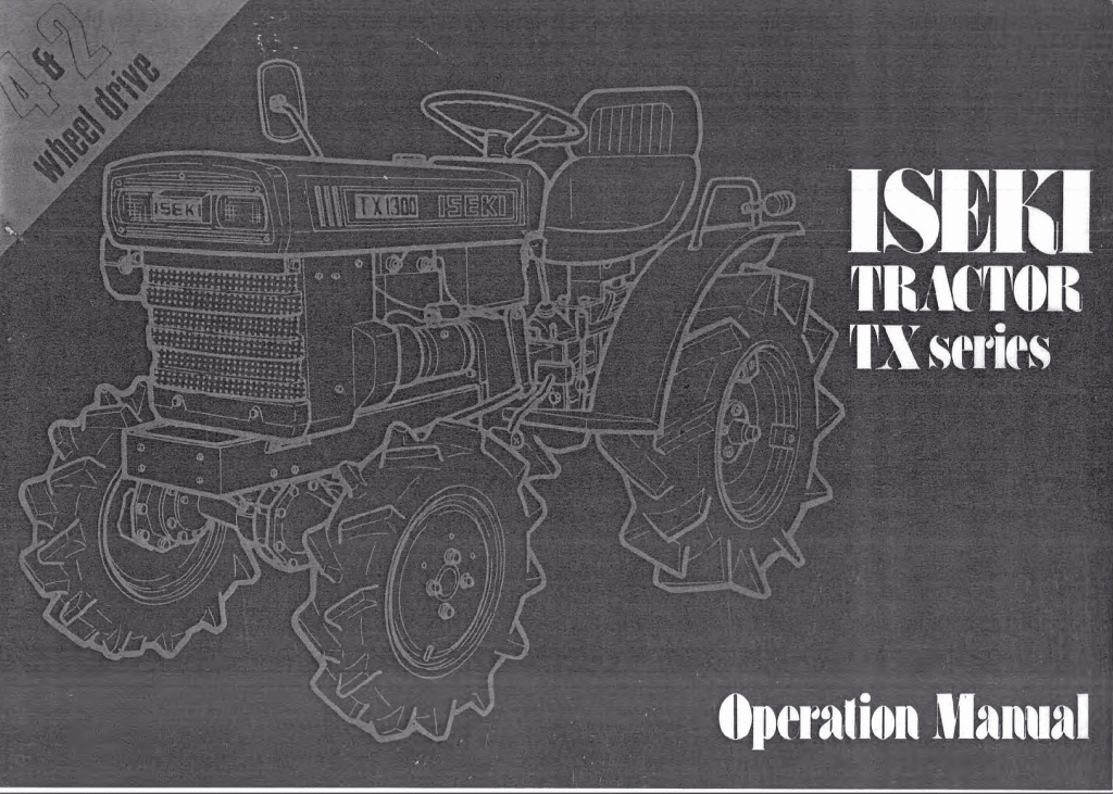 ¿Busca un manual para su Iseki, Kubota, Yanmar? – ¡Lo tenemos!