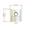 Piston K3C | K4C Mitsubishi | Iseki TU150 – TU157 | Samofa | Weidemann | Eurotrac