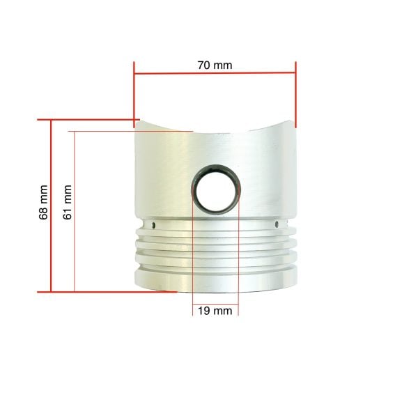 Piston K3C | K4C Mitsubishi | Iseki TU150 – TU157 | Samofa | Weidemann | Eurotrac