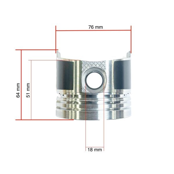 Zuiger Mitsubishi L2E – L3E | Pin 18mm