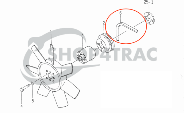 V-belt Iseki TX1300 - TX1500 | Shop4Trac