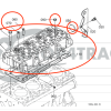 Cylinder Head Kubota V1505 | V1505-T | Bobcat | Giant | Schäffer | Shop4Trac