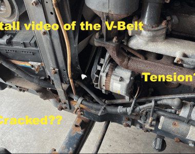 Wymiana paska klinowego | Ten sam proces dla każdego Iseki, Kubota, Yanmar, Hinomoto?