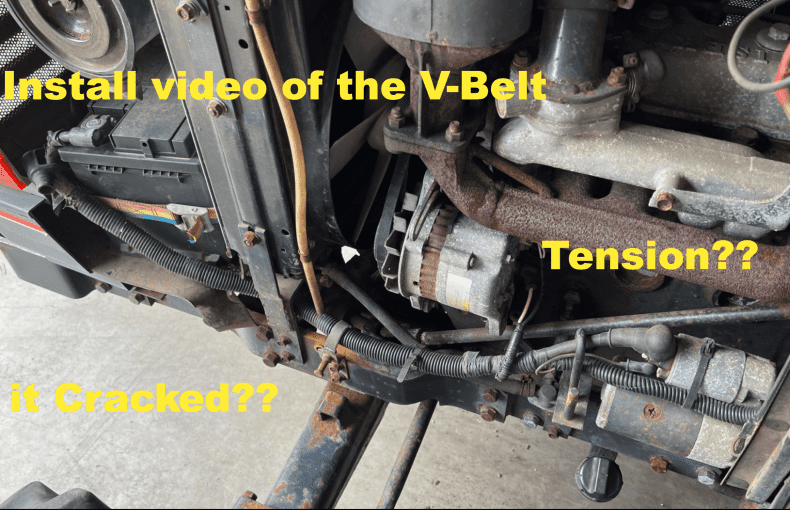 Replacing a V-belt | For every Iseki, Kubota, Yanmar, Hinomoto the same process?