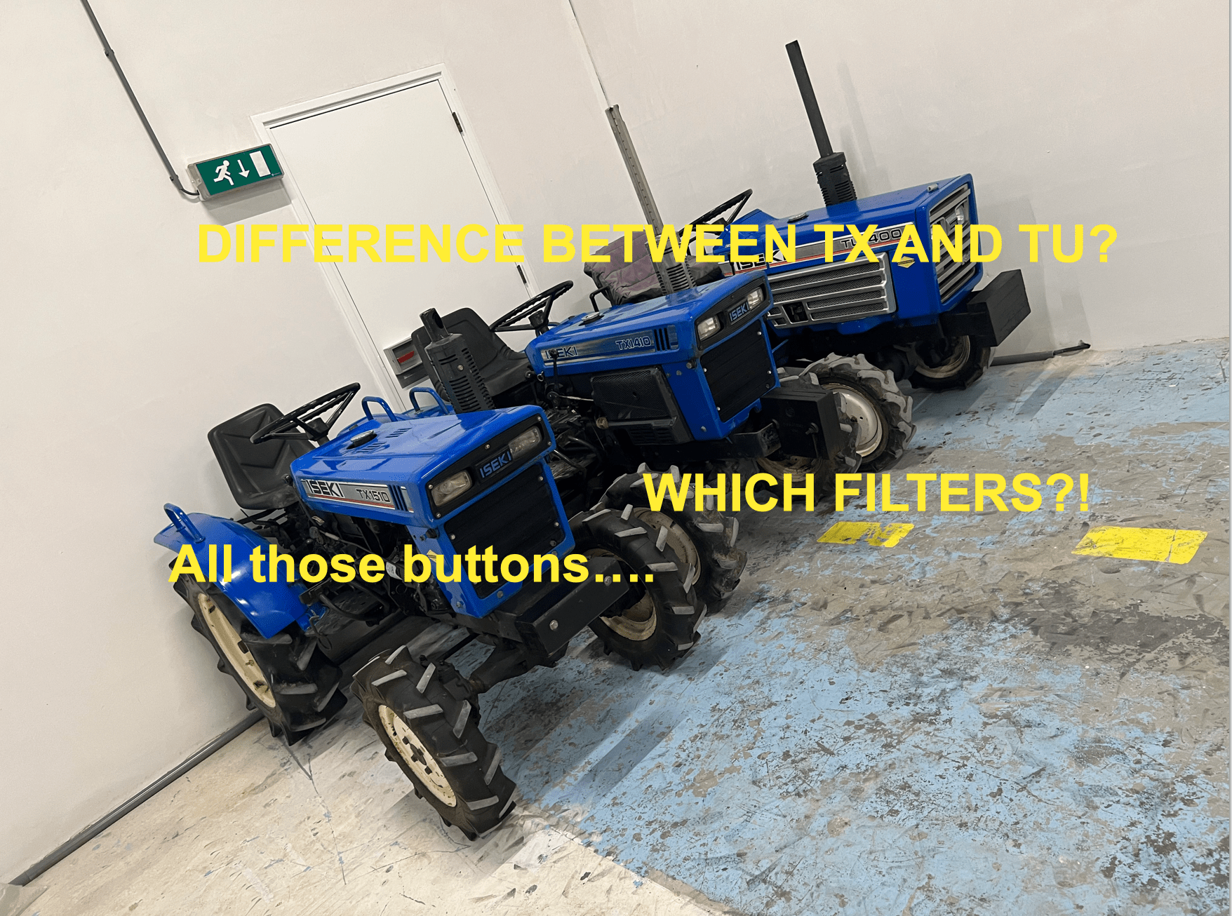 Iseki TX1410 | TX1510 | TX2140 | TX2160 – Hoe vervang ik het Luchtfilter, Oliefilter en brandstoffilter?