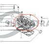 Cylinder head Iseki E3100 | SIAL TF17, TF317 | Shop4Trac