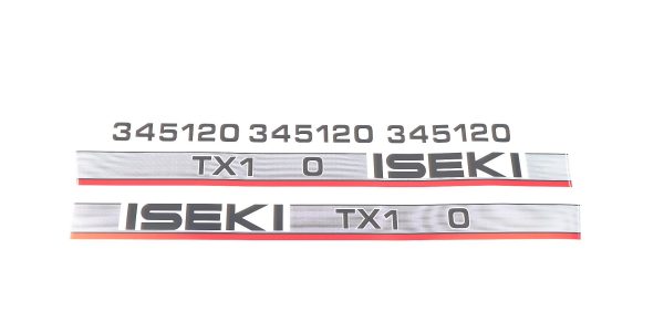 Aufklebersatz Iseki TX Serie 00-10 | TX1000, TX1300 | TX1510