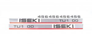 Sticker set Iseki TU serie 00 serie | TU1400-TU1600 | Shop4Trac