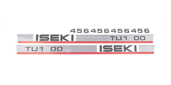 Set di adesivi Iseki serie TU serie 00 | TU1400-TU1600