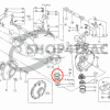 Paraolio dell'asse anteriore | Guarnizione dell'albero | Nocca Iseki TL1900 | TL2100| TU1400| TU1500| Shop4Trac