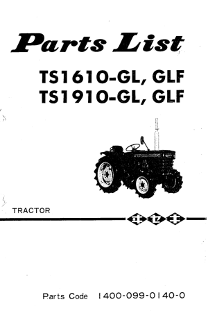Handleiding Iseki TS1610 - TS1910 | TS2201 - TS2202