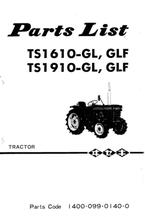 Instrukcja Iseki TS1610 - TS1910 | TS2201 - TS2202