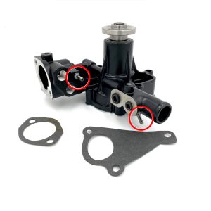 Waterpomp Yanmar 3TNV88 | 4TNV88 | 3TNE84 - 4TNE88 - Met pijpjes